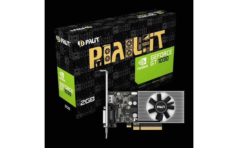 Palit – GeForce GT 1030 { 384 CUDA Cores // 2048MB Memory Amount } [ nec103000646-1082f ]